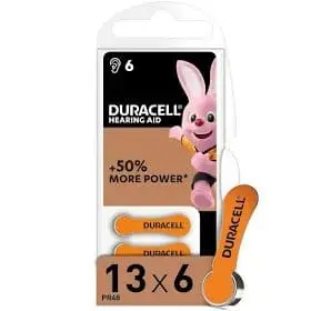 DURACELL BATT H/AID DA13 6
