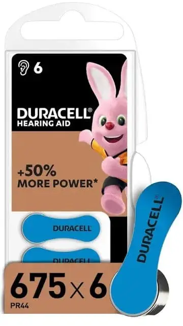 DURACELL BATT H/AID 6-675