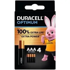 DURACELL BATT OPTIMUM AAA 4