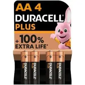 DURACELL BATT PLUS AA 4