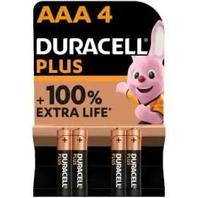 DURACELL BATT PLUS AAA 4 MN 2400