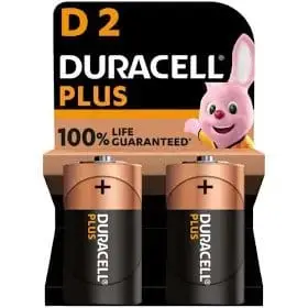 DURACELL BATT PLUS D 2