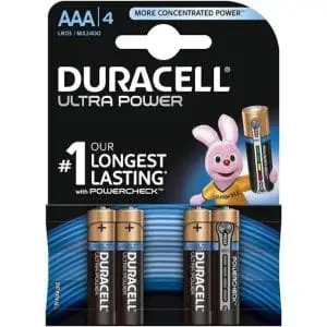 DURACELL BATT ULTRA AAA 4 M3