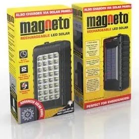 MAGNETO RECHARGEABLE LED SOLAR