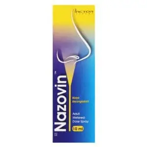 NAZOVIN ADULT METERED NOSE SPRAY 10ML