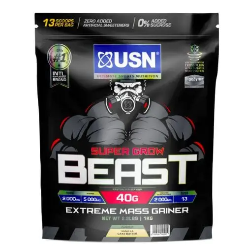 USN SUPER GROW BEAST 1KG VAN CAKE BATTER