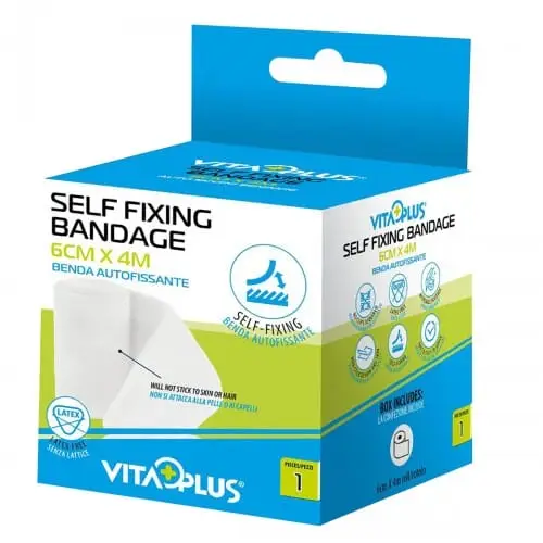 VITAPLUS BANDAGE 6CMX4M SELF FIX