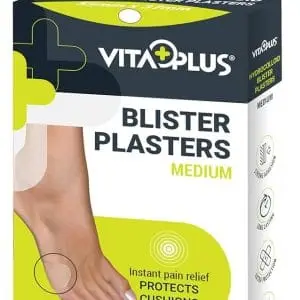 VITAPLUS BLISTER PLASTER MED 55X37MM 5