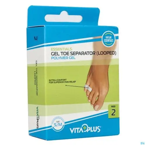 VITAPLUS GEL TOE SEP LOOPED SML/M