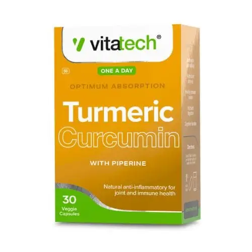 VITATECH TURMERIC CURCUMIN TABS 30