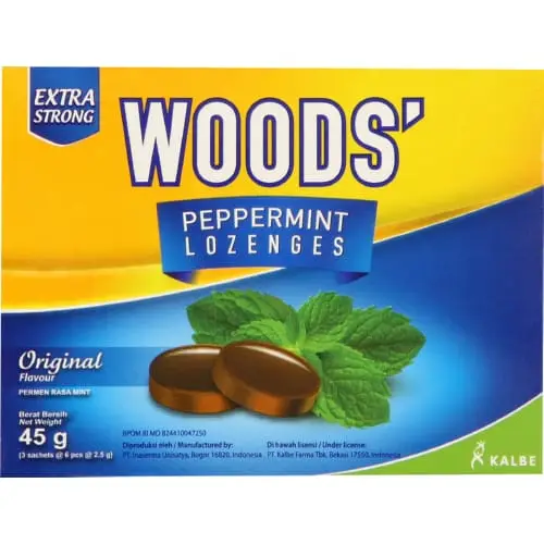 WOODS PEPPERMINT LOZENGES ESTR