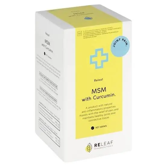 RELEAF MSM CURCUMIN TABS 60