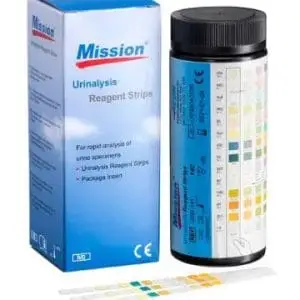 URINALYSIS STRIP 10PA MISSION REAGENT 100