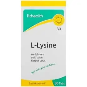 FITHEALTH L-LYSINE TABS 30