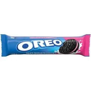 OREO BISCUITS 119G STRAWBERRY CREAM