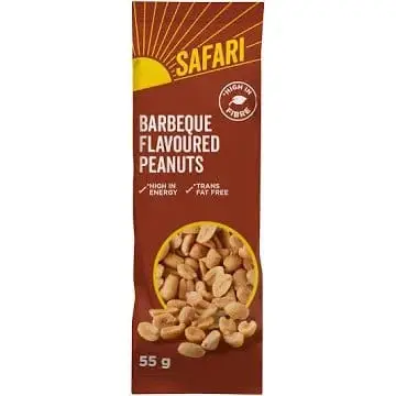 SAFARI PEANUTS 55G BARBEQUE