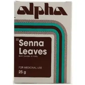 SENNA LEAVES  25G ALPHA