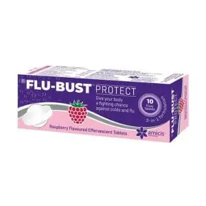 FLU-BUST PROTECT EFF TABS 10 RBERRY