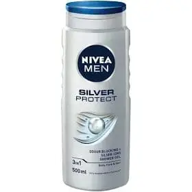 NIVEA MEN SHW GEL 500ML SILVER PROTECT