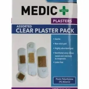 MEDIC PLASTER WPROOF ASSTD 20