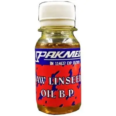 RAW LINSEED OIL 50ML PAKMED