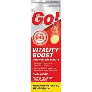 GO VITALITY BOOST EFF TABS 10