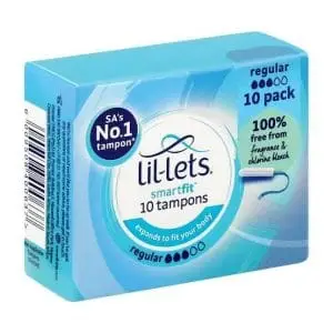 LIL-LETS 10 REGULAR TAMPONS
