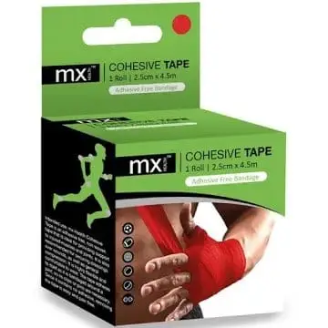 MX COHESIVE TAPE 7.5CM RED