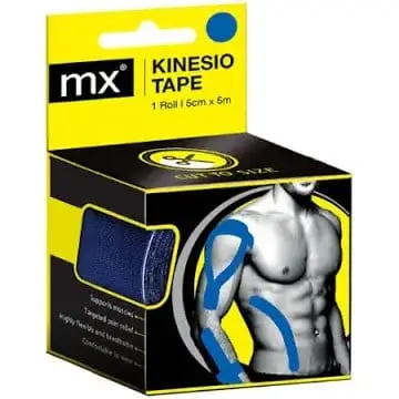 MX KINESIO TAPE 5CM DARK BLUE
