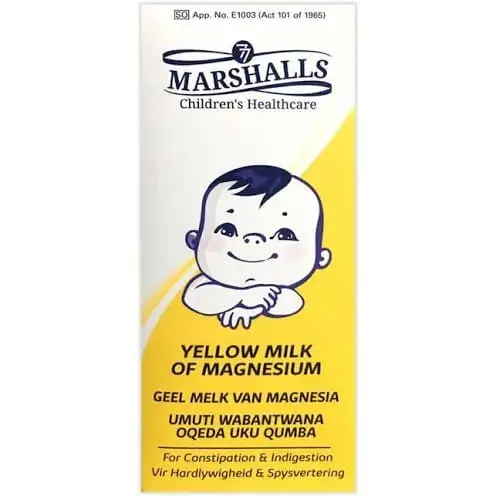 MARSHALLS MILK OF MAGNESIA YELLOW 100ML