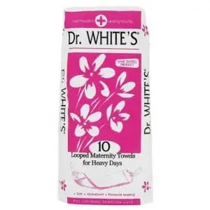 DR WHITE SANTOWELS 10 MATERNITY