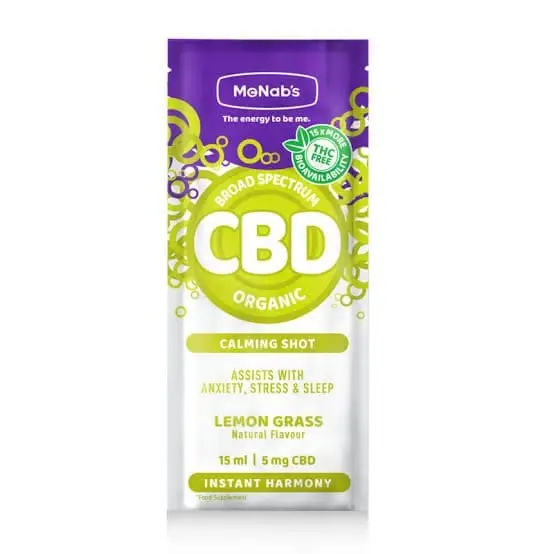 MCNABS CBD SHOT 15ML LEMONGRASS