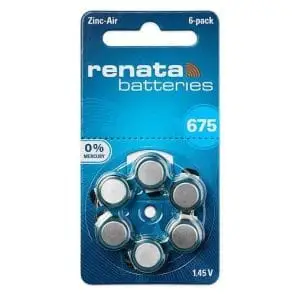 RENATA BATT H/AID ZA 675 6