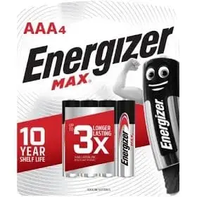 ENERGIZER BATT MAX AAA 4