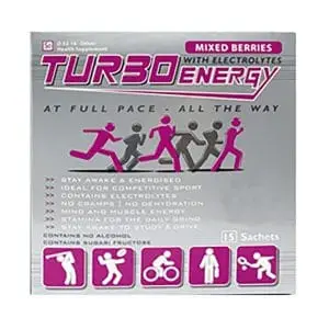 TURBO ENERGY SACHETS MIXED BERRY