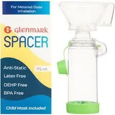 GLENMARK SPACER WITH CHILD MASK 175ML