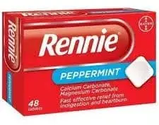 RENNIES TABS 48 PEPPERMINT