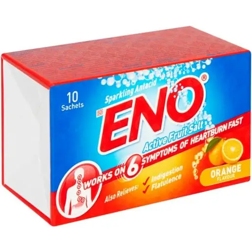 ENO FRUIT SALT 10 T/PACK ORANGE