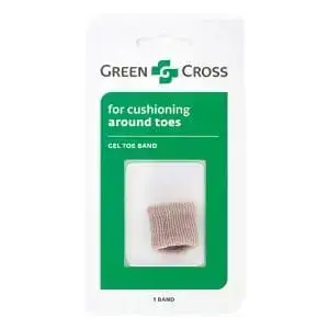 GREEN CROSS TOE BAND SOFTI GEL SML
