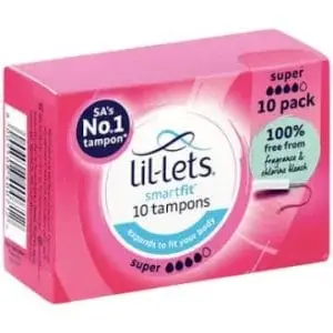 LIL-LETS 10 SUPER TAMPONS