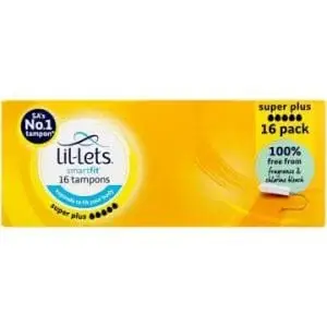 LIL-LETS 16 SUPER PLUS TAMPONS