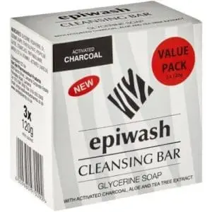 EPIWASH SOAP 3X120G CHARCOAL
