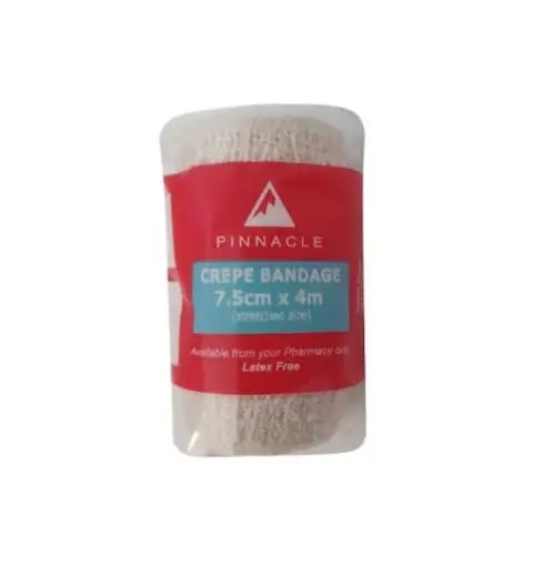 PINNACLE BANDAGE CREPE 75MM