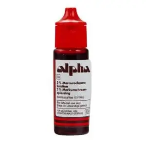 MERCUROCHROME 2% 20ML ALPHA