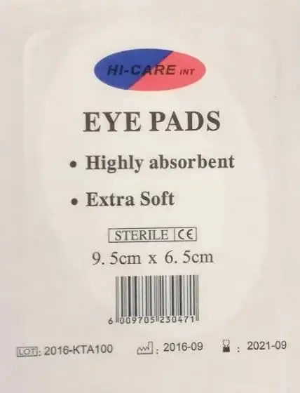 EYE PAD SINGLE STERILE