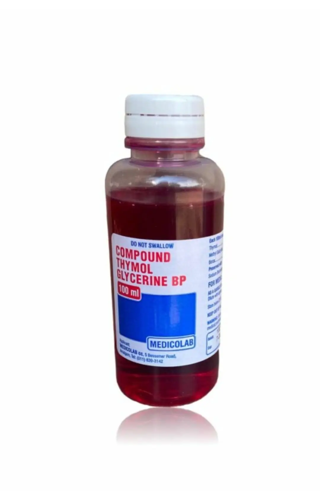 GLYCERINE THYMOL CO 100ML