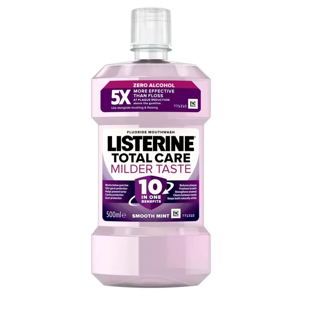LISTERINE MWSH 500ML TOTALCARE SMOOTH MINT
