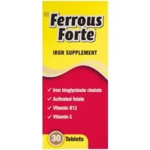 FERROUS FORTE IRON TABS 30