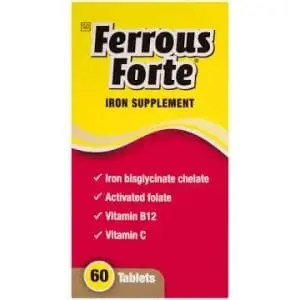 FERROUS FORTE IRON TABS 60