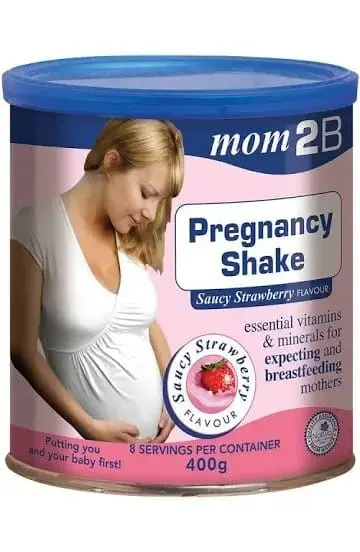 MOM TO BE 400G STRAWBERRY SHAKE
